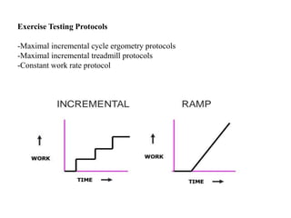 Clinical exercise testing: purpose, modalities, protocol | PPTX
