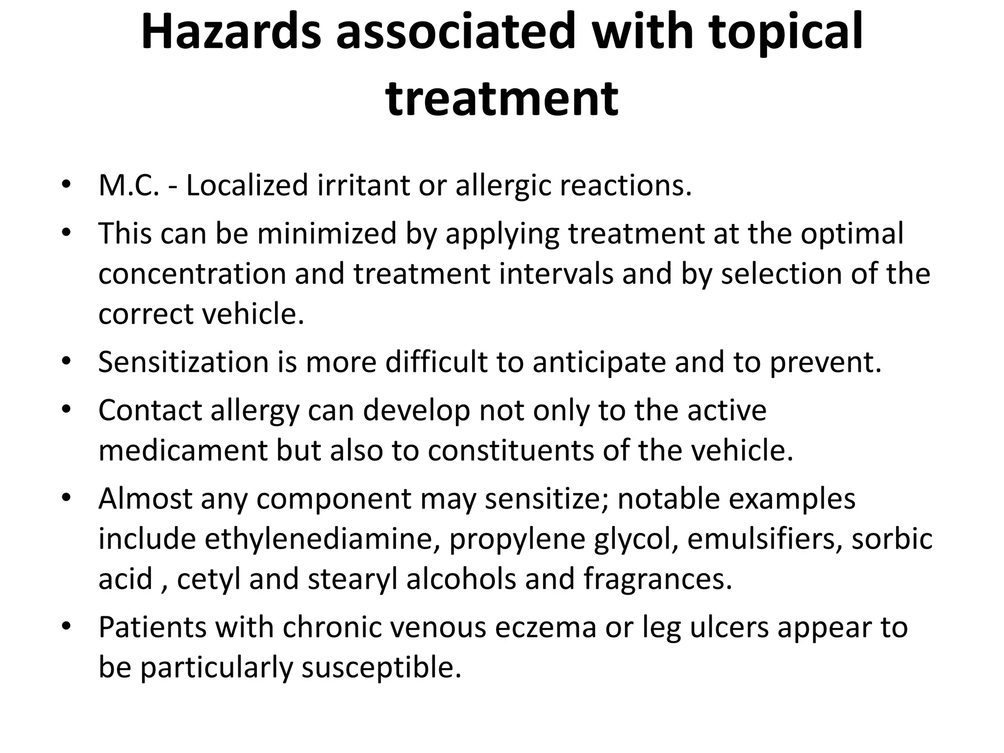 Seminar principles of topical therapy | PPTX