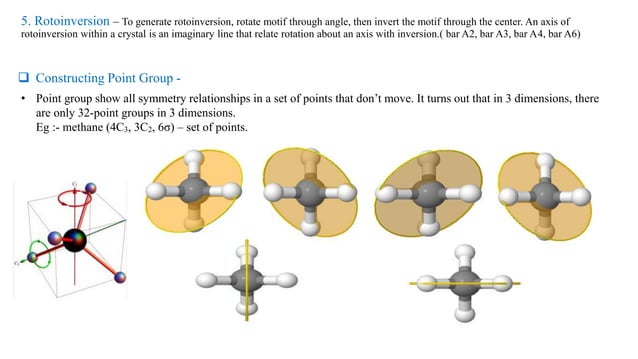 Symmetric properties of crystal system | PPTX | Chemistry | Science