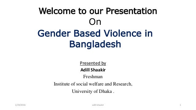 Research paper gender based violence