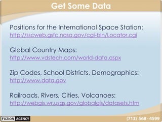SQL Geography Datatypes by Jared Nielsen and the FUZION Agency | PPTX