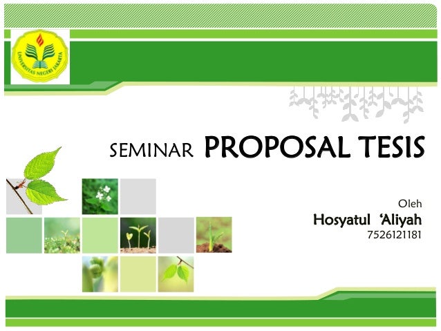 Contoh Proposal Tesis