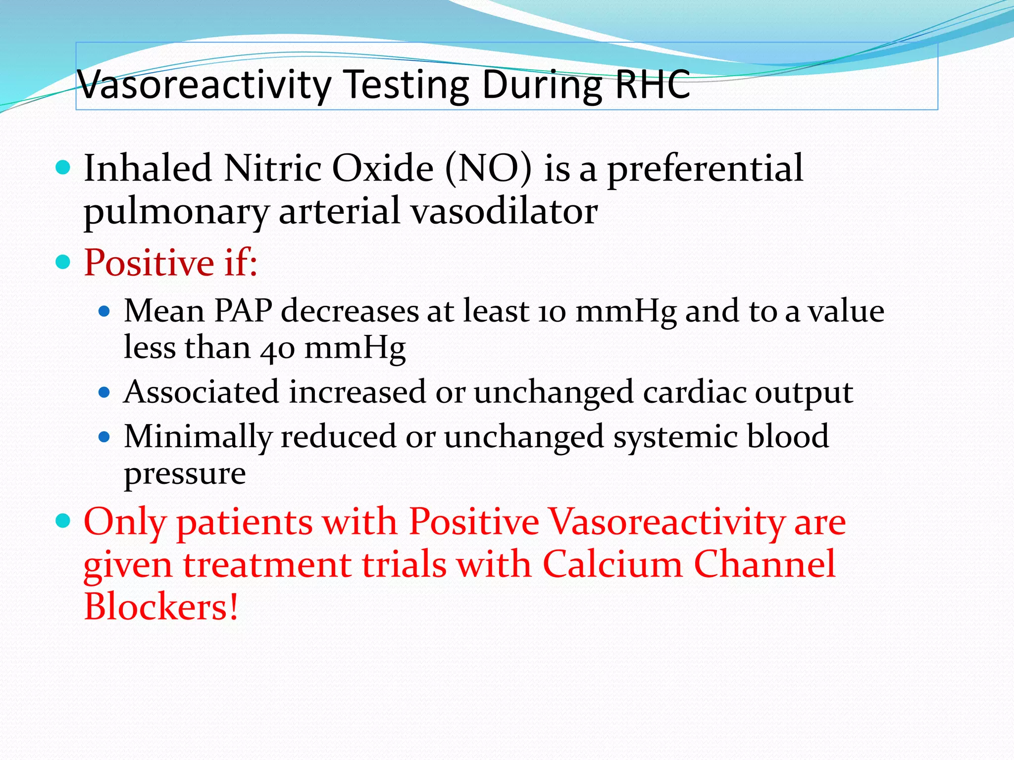 Pah Rhc Pulmonary hypertension | PPTX