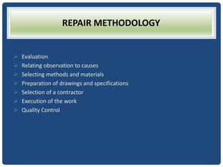 Seminar_Repair & Restoration_of_Structure | PPTX