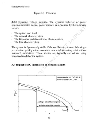 seminar report on optimal placement and optimal sizing of DG | PDF