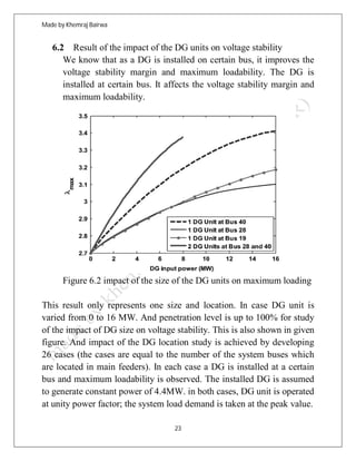 seminar report on optimal placement and optimal sizing of DG | PDF