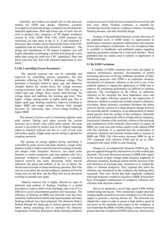 MRR Improvement in Electrical Discharge Machining | PDF