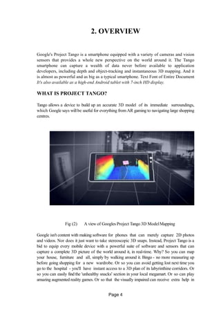 google tango technology Seminar report | PDF