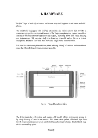 google tango technology Seminar report | PDF