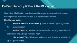 Certificate Verification & Forgery Prevention using Blockchain ...