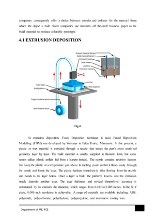 Seminar report 3d printing | DOCX
