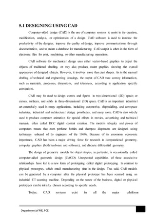 Seminar report 3d printing | DOCX