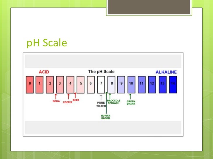 Ph Scale Of Body Fluids