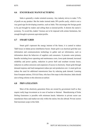 SOLAR STIRLING ENGINE seminar report | PDF