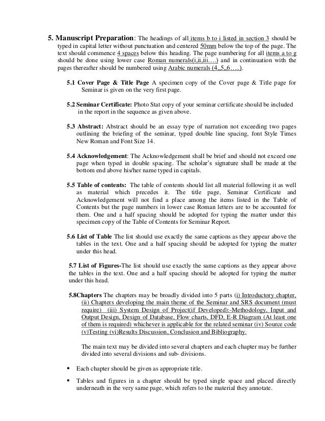 report style essay