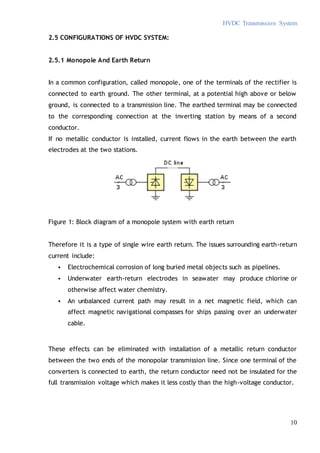 High Voltage Direct Current Transmission System Report | DOCX
