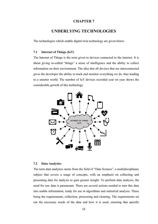 Seminar report of digital twin PDF