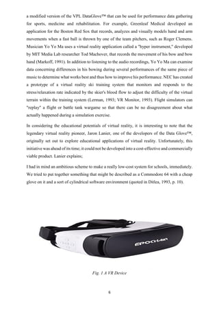 Seminar report on augmented and virtual reality | PDF