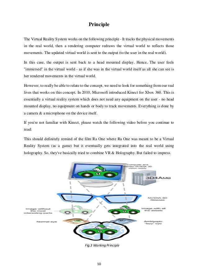 Seminar report on augmented and virtual reality