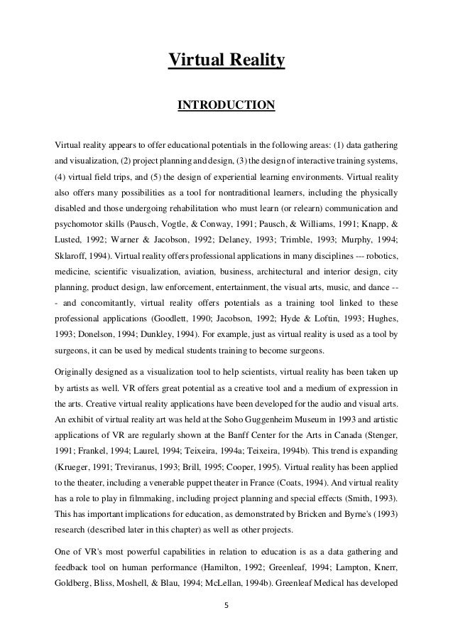 Seminar report on augmented and virtual reality