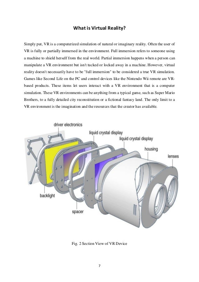Seminar report on augmented and virtual reality