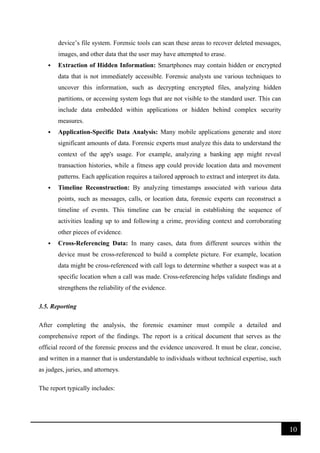 Seminar Report on Mobile Forensic By Chirag | DOCX