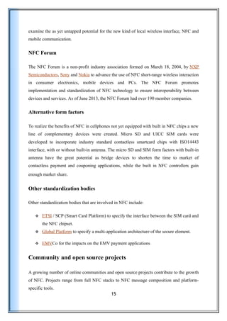 Near Field Communication (NFC) technology | DOC