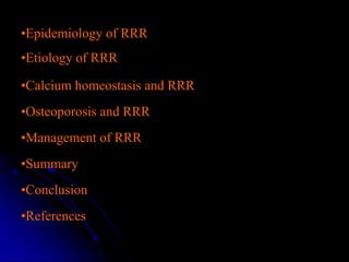 Systemic Factors For Rrr Seminar residual ridge resorption | PPTX