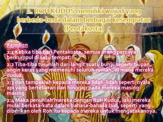 Seminar rohani diskusi alkitab apakah roh kudus bukan suatu oknum ...
