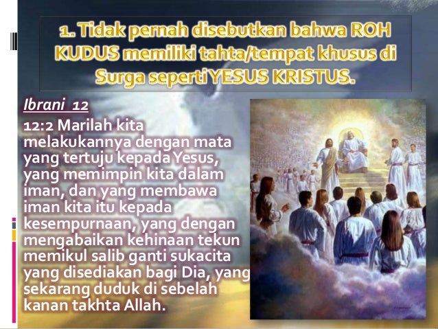 Seminar rohani diskusi alkitab apakah roh kudus bukan