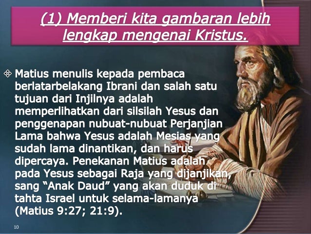 Seminar rohani diskusi alkitab mengapa allah memberi 4 injil