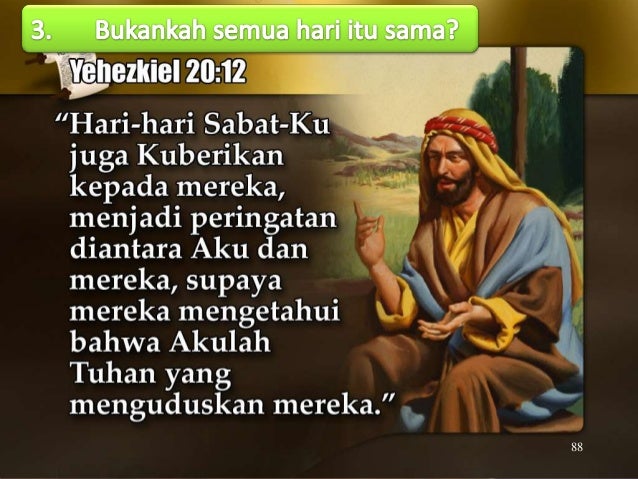 Seminar rohani sabat hari yang hampir dilupakan bagian 1