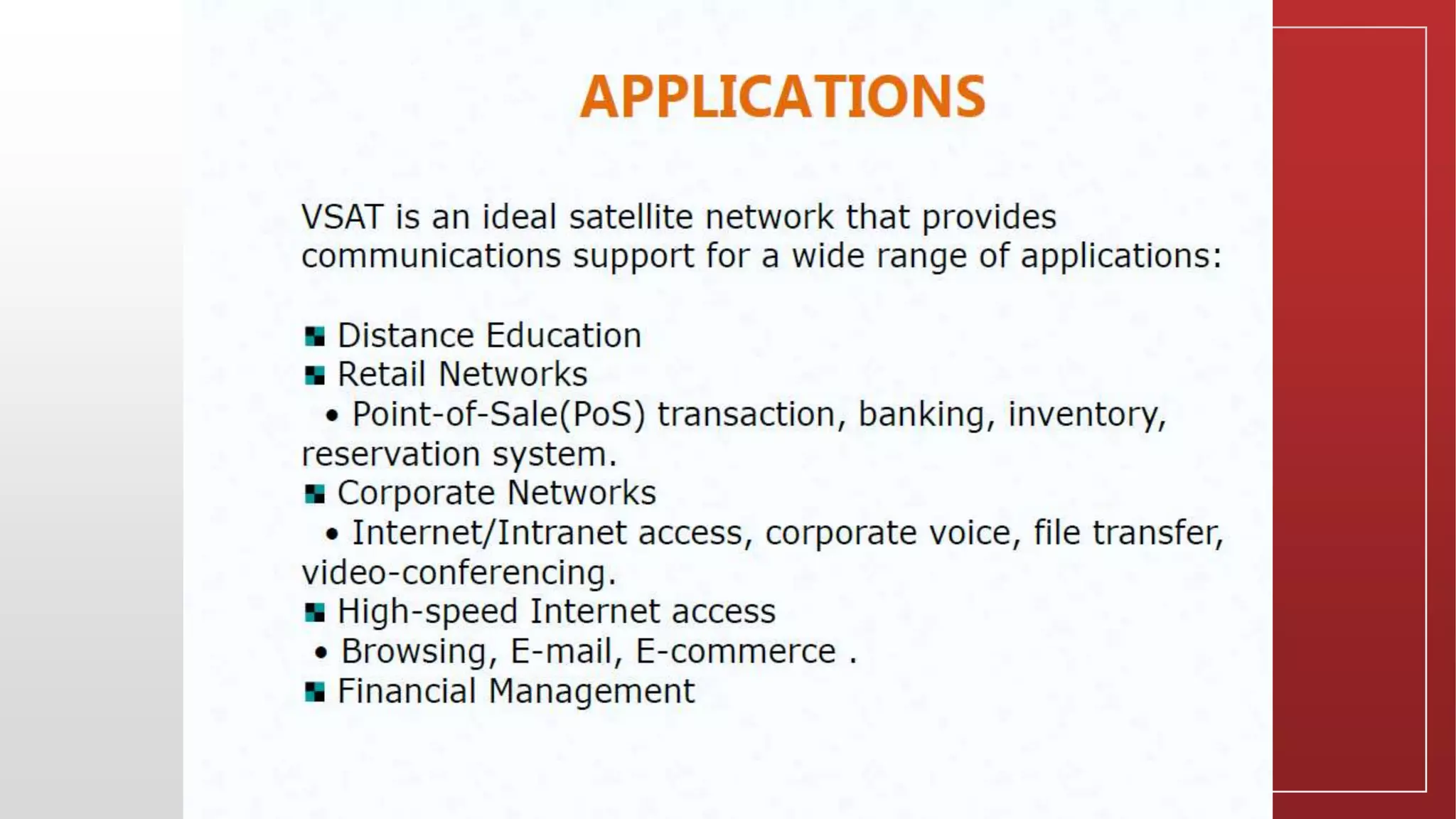 VSAT( Very Small Aperture Terminal) :- In Detail