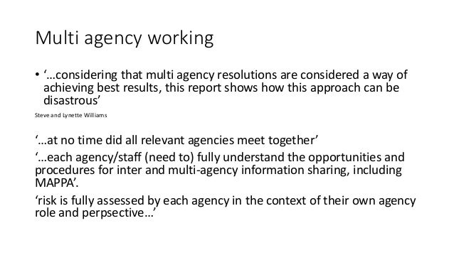 Professor Mike Nash Strengths And Weaknesses Of Multi Agency Working