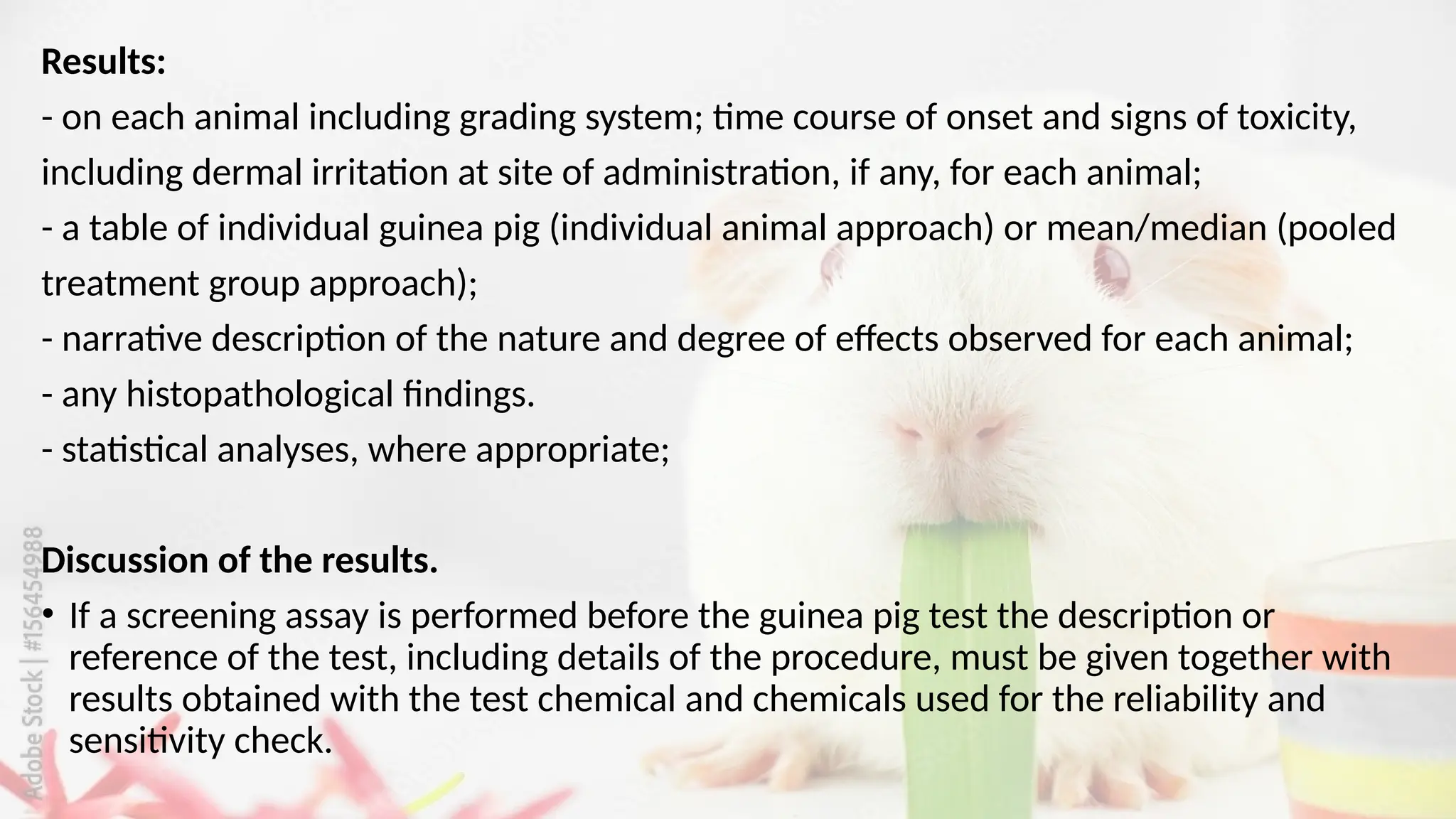 Gallery Detail: Skin Sensitisation Testing On Guinea Pig Oecd Guideline 406 Pptx