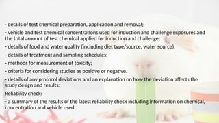 Skin Sensitisation Testing on Guinea Pig (OECD Guideline 406).pptx - Guinea Pig Sensitivity Testing