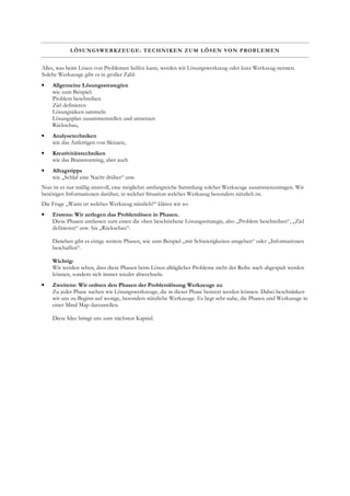 Seminarskript Sachprobleme LöSen Mit System