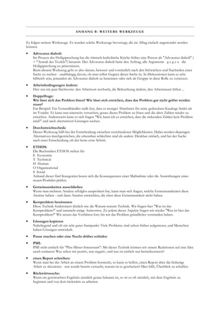 Seminarskript Sachprobleme LöSen Mit System