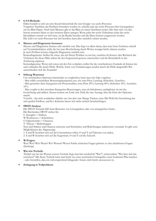 Seminarskript Sachprobleme LöSen Mit System