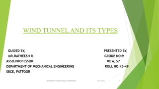 Fresh Look at Types Of Wind Tunnels
