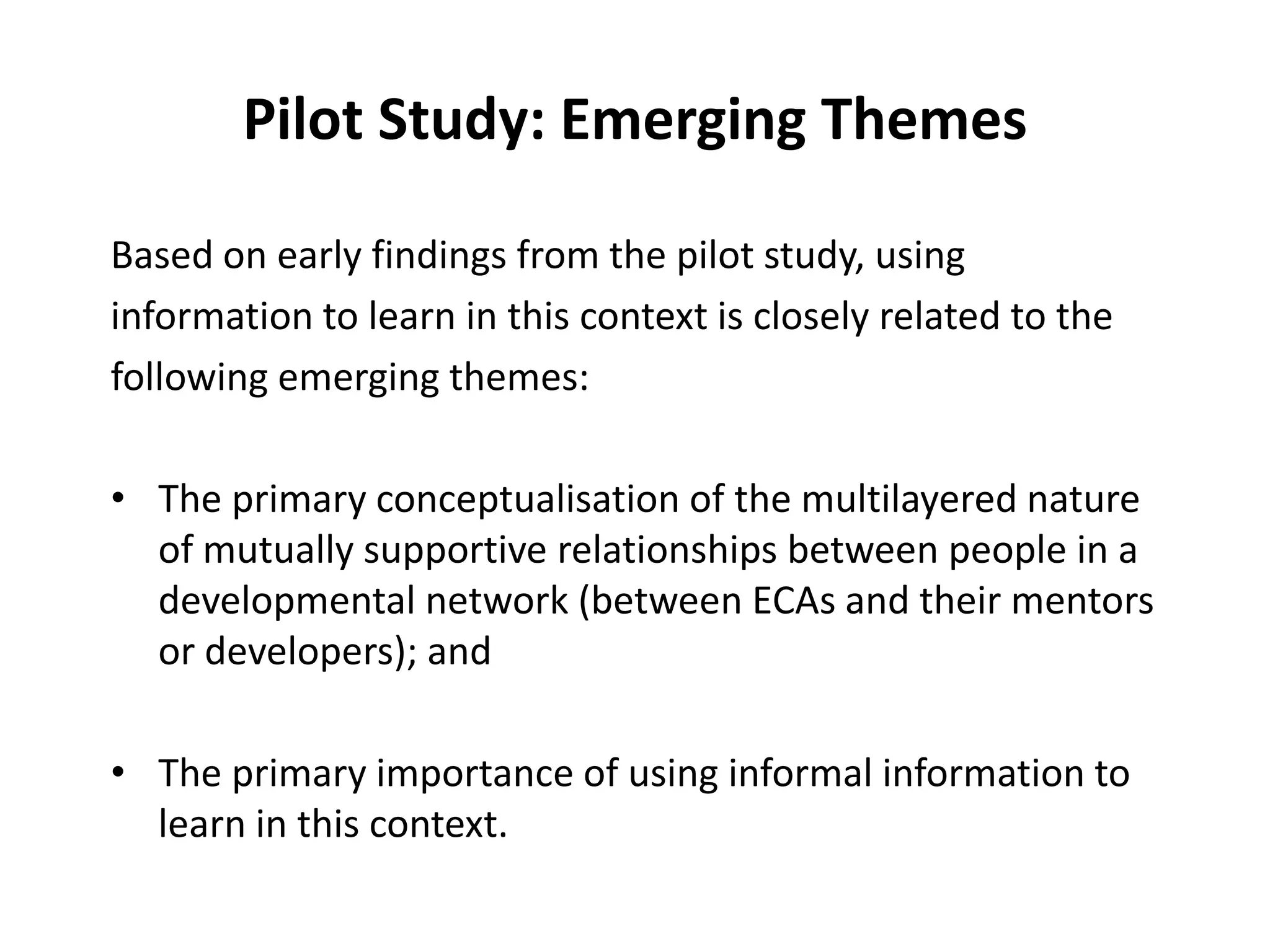 Professional development programsPhD ExperienceSupervisors (or potential supervisors)