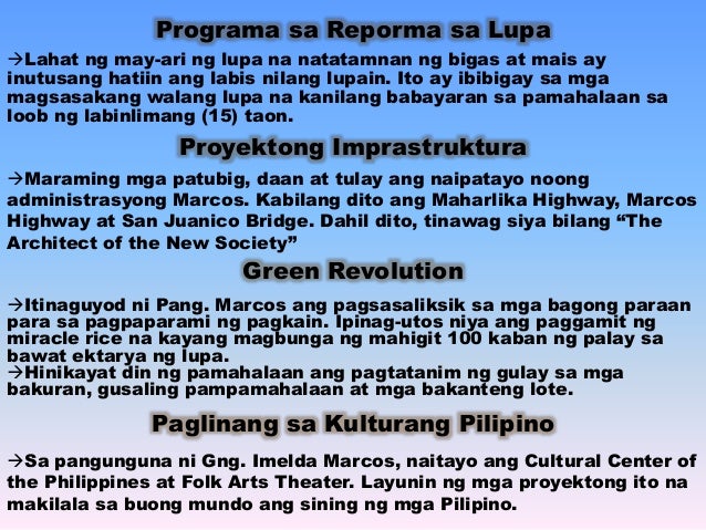 Ekonomiks: Kalagayan ng Ekonomiya ng Pilipinas sa Iba't-ibang Panahon