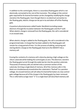 Seminar report on third generation solid state drive | DOCX