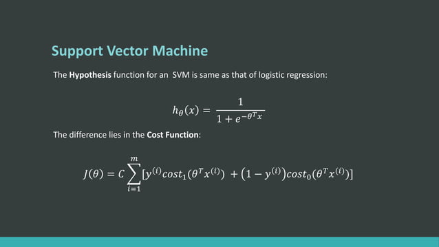 Machine Learning using Support Vector Machine | PPTX | Computing ...