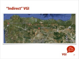 Indirect VGI

GIS
for the !
s
masse

VGI

29

 