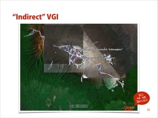 Indirect VGI

GIS
for the !
s
masse

VGI

30

 