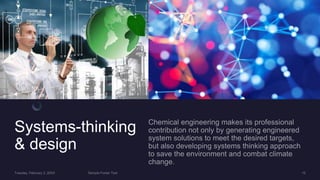 Role of Chemical Engineers in Saving the Environment | PPTX