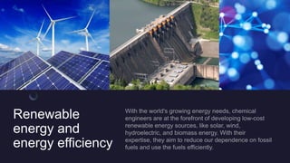 Role of Chemical Engineers in Saving the Environment | PPTX