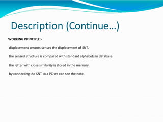 presentation on the topic of smart note taker | PPT