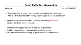 Paper review: Text Generation Models using Deep Generative Approaches ...